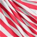 Red Stripe Charmeuse Fabric thumbnail image 2 of 2