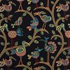 Swavelle / Mill Creek Crazy Ol Bird Midnight Fabric - Image 1