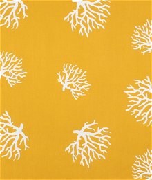 Premier Prints Outdoor Coral Yellow Fabric