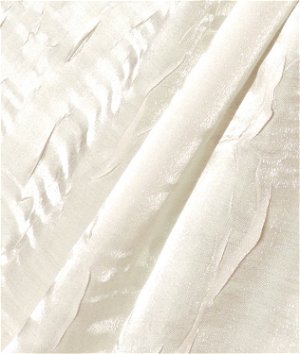 Ivory Crush Shimmer Fabric