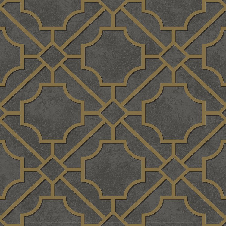 Seabrook Designs Hollywood Tile Glamourous Night Wallpaper