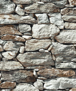 Seabrook Designs New York Fieldstone Cinder Wallpaper