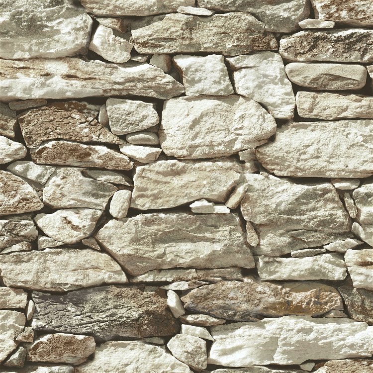 Seabrook Designs New York Fieldstone Sandstone Wallpaper