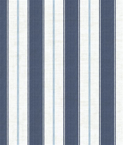 Seabrook Designs Nantucket Stripe Navy Wallpaper