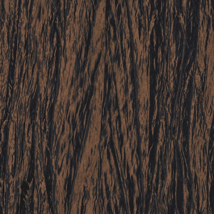 Dark Brown Crushed Taffeta Fabric image 1 of 2