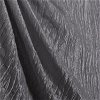 Charcoal Gray Crushed Taffeta Fabric - Image 2