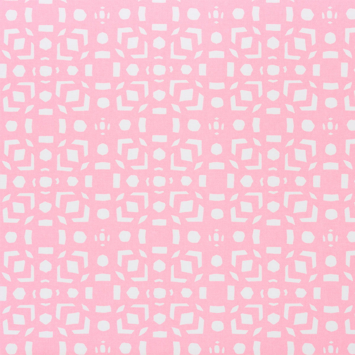 Pink geometric fabric discount