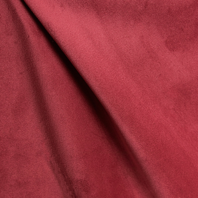 Hanes Cloud Velvet Red Blackout Drapery Fabric image 1 of 2