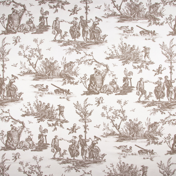 Stof 110" Cordelles Naturel Fabric image 1 of 4
