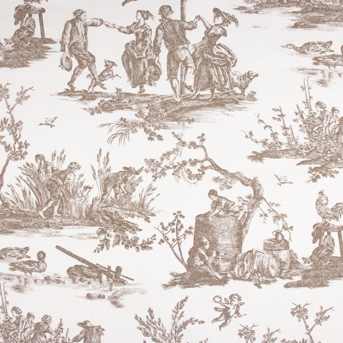 Stof 110" Cordelles Naturel Fabric image 2 of 4