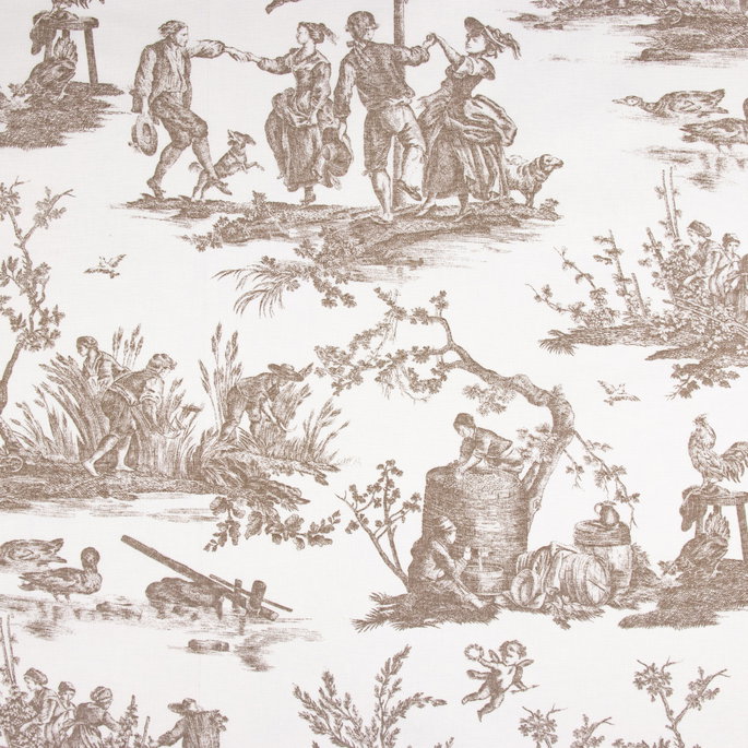 Stof 110" Cordelles Naturel Fabric image 2 of 4