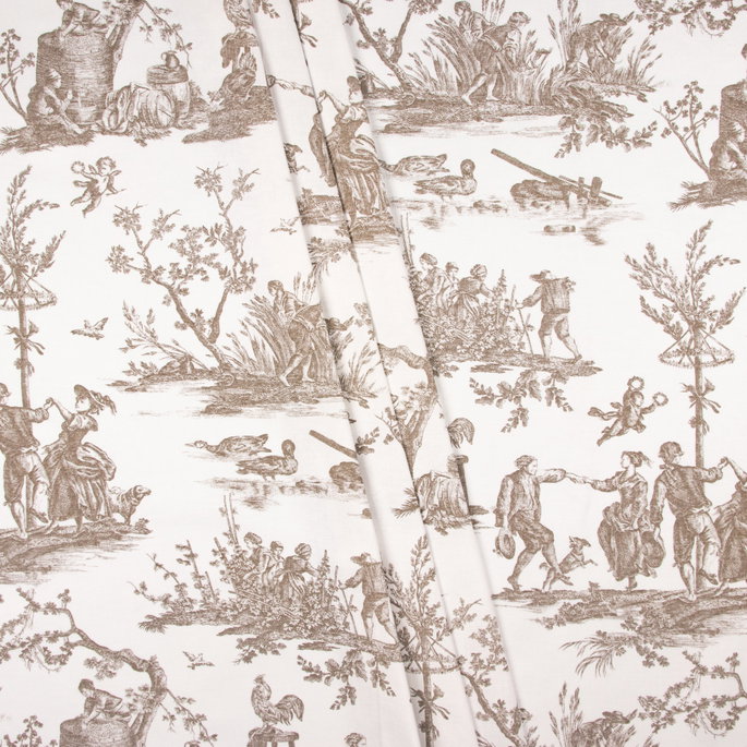 Stof 110" Cordelles Naturel Fabric image 3 of 4