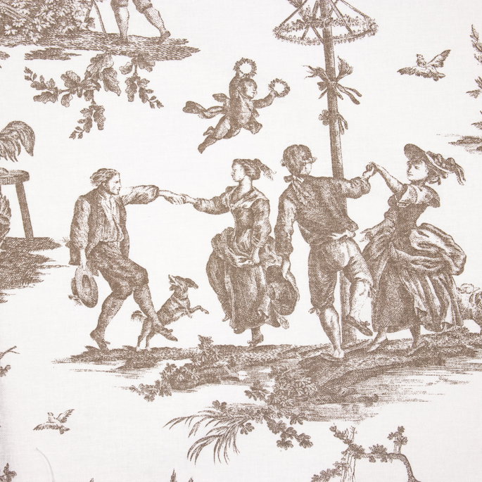 Stof 110" Cordelles Naturel Fabric image 4 of 4