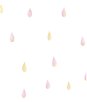 Seabrook Designs Raindrops Strawberry Lemonade Wallpaper