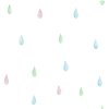 Seabrook Designs Raindrops Pastel Wallpaper - Image 1