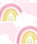 Seabrook Designs Rainbows Blush Wallpaper