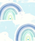 Seabrook Designs Rainbows Blue & Green Wallpaper