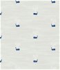 Seabrook Designs Tiny Whales Soft Gray & Navy Wallpaper