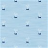 Seabrook Designs Tiny Whales Sky Blue & Navy Wallpaper - Image 1