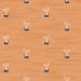 Seabrook Designs Tiny Whales Orange & Navy Wallpaper