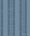 Seabrook Designs Linen Stripe Sky Blue & Denim Wallpaper