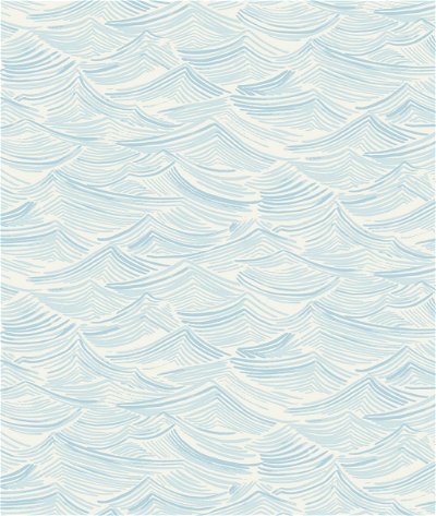 Seabrook Designs Calm Seas Sky Blue Wallpaper