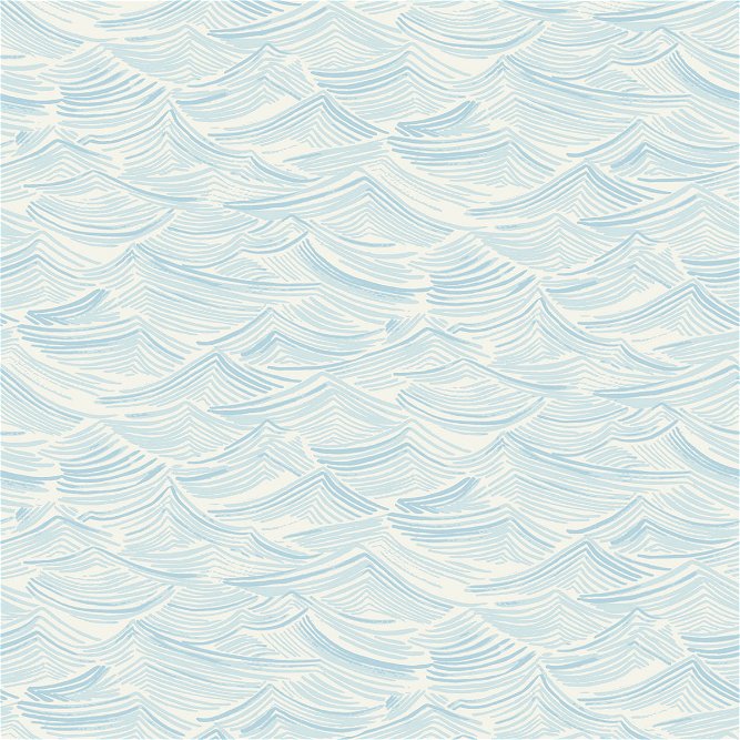 Seabrook Designs Calm Seas Sky Blue Wallpaper