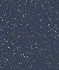 Seabrook Designs Paint Splatter Navy & Metallic Gold Wallpaper