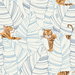 Seabrook Designs Hiding Tigers Sky Blue & Orange Wallpaper