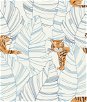 Seabrook Designs Hiding Tigers Sky Blue & Orange Wallpaper