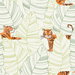 Seabrook Designs Hiding Tigers Green & Orange Wallpaper