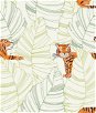 Seabrook Designs Hiding Tigers Green & Orange Wallpaper