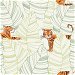 Seabrook Designs Hiding Tigers Green &amp; Orange Wallpaper thumbnail image 1 of 2
