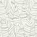 Seabrook Designs Jungle Leaves Charcoal Wallpaper