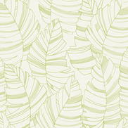 Seabrook Designs Jungle Leaves Green Apple Wallpaper