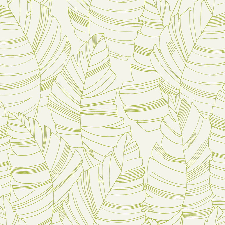 Seabrook Designs Jungle Leaves Green Apple Wallpaper