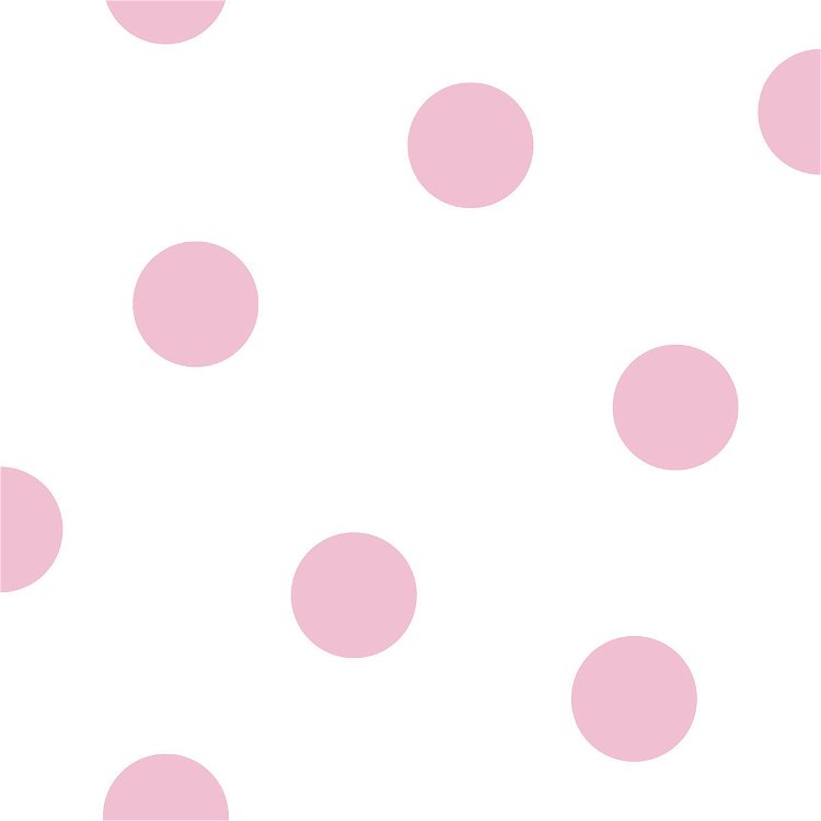 Seabrook Designs Dots Bubblegum Wallpaper