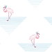 Seabrook Designs Dancing Flamingo Fuchsia & Sky Blue Wallpaper