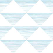 Seabrook Designs Geo Stripe Sky Blue Wallpaper