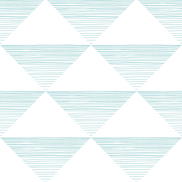 Seabrook Designs Geo Stripe Teal Wallpaper