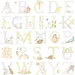 Seabrook Designs Alphabet Pastel Wallpaper