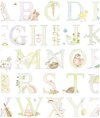 Seabrook Designs Alphabet Pastel Wallpaper