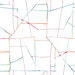 Seabrook Designs Geo Creative Orange & Pink Wallpaper