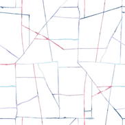 Seabrook Designs Geo Creative Purple & Red Wallpaper