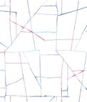 Seabrook Designs Geo Creative Purple & Red Wallpaper