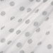 Grey/Ivory Daisy Daisy Polka Dot Linen Blend Sheer Fabric