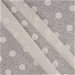 Ivory/Ivory Daisy Polka Dot&#160;Linen Blend Sheer Fabric thumbnail image 1 of 2