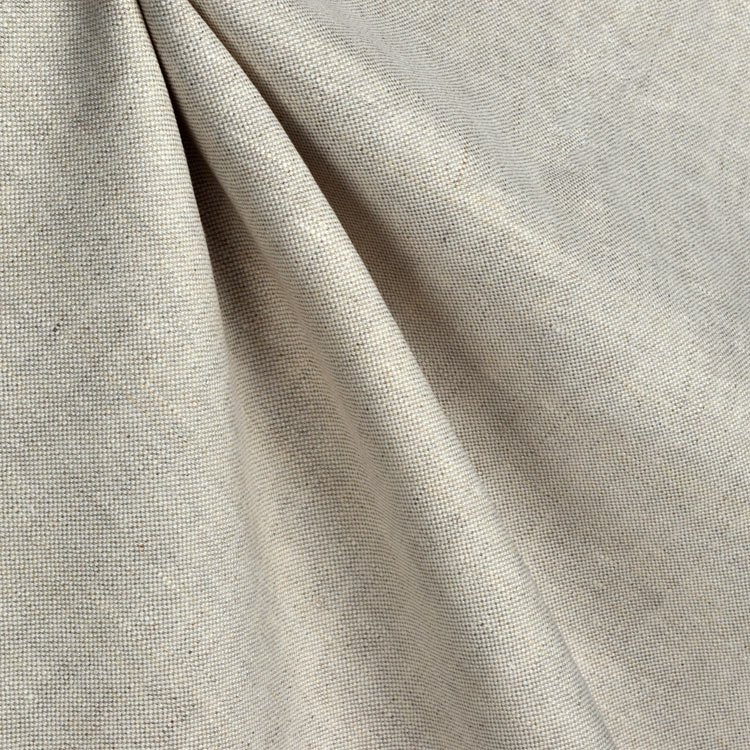 Heavy Belgian Linen Fabric White 25 yard roll