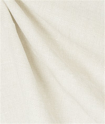 11 Oz White Tumbled Belgian Linen Fabric