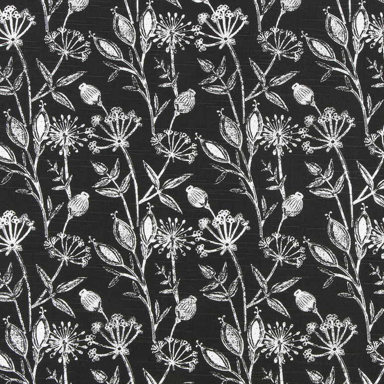 Premier Prints Daman Raven Slub Fabric